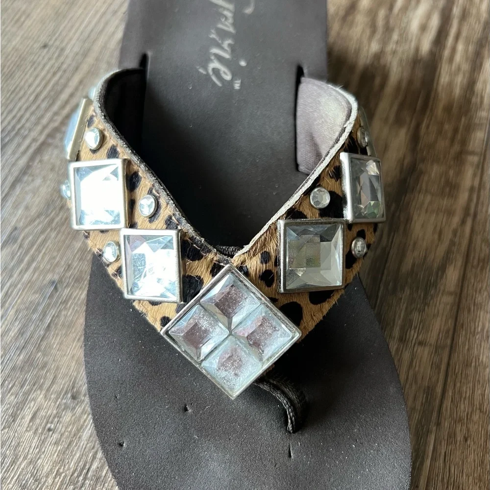 Preowned Grazie wedge heel sandals. Size 6 - Picture 2 of 7